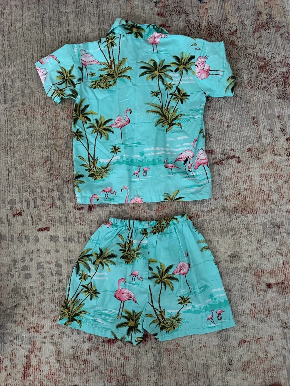 KY'S Hawaiian Shirt and Shorts Set, size 4
